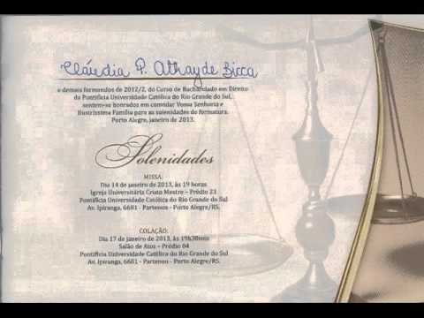 Convite de Formatura