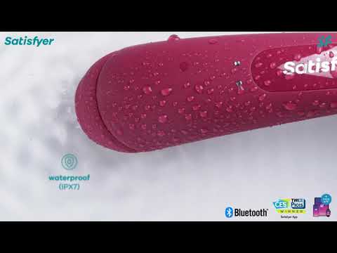 Satisfyer Curvy 1+ Rose Red Telefon Kontrol Air Pulse Vibratör