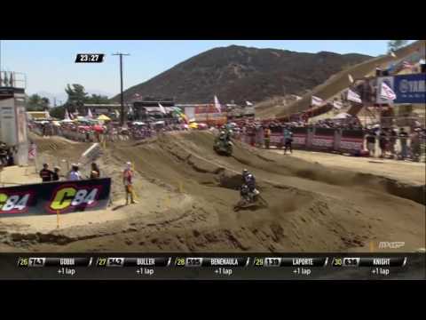 Eli Tomac passes Max Nagl Monster Energy MXGP of The USA MXGP Race 1 - motocross 2016