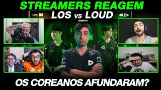 🚨 STREAMERS REAGEM os COREANOS estão AFUNDANDO o JEAN MAGO? | LOUD x LOS