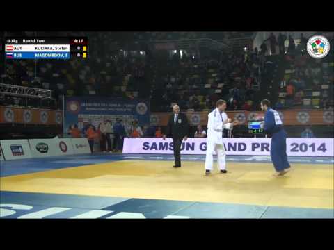 Stefan KUCIARA (AUT) Vs Sirazhudin MAGOMEDOV (RUS) - Judo Grand Prix Samsun 2014 [-81kg]