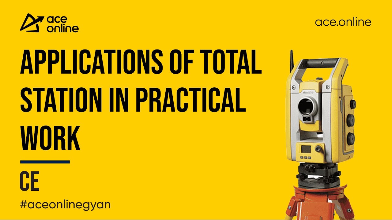 Applications of Total Station in Practical Work  | 1 Minute Gyan | GATE 2023 | ACE Online