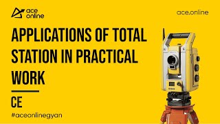 Applications of Total Station in Practical Work  | 1 Minute Gyan | GATE 2023 | ACE Online