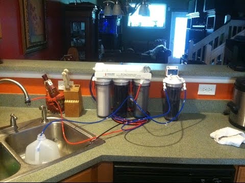 BRS 5 Stage Chloramines Plus RO/DI System. Quick & Easy Non Permanent Setup