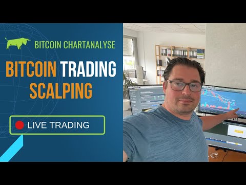 LIVE BITCOIN TRADE - SCALPING