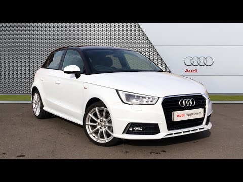 YJ66SHY AUDI A1 SPORTBACK TFSI S LINE WHITE 2017, Bradford Audi