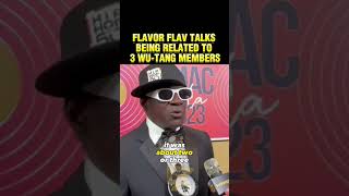 #DXCLUSIVE: Flavor Flav talks being related to 2 Wu-Tang Clan members 👐https://hiphopdx.com/