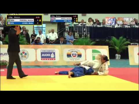 World Judo Championships Juniors, Miami 2014 Bronze -52kg PEREIRA Jessica (BRA) - UCHIO Mako (JPN)
