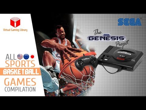 All SEGA Genesis/Mega Drive Basketball Games Compilation - Every Game (US/EU/JP/BR)