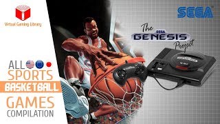 All SEGA Genesis/Mega Drive Basketball Games Compilation - Every Game (US/EU/JP/BR)