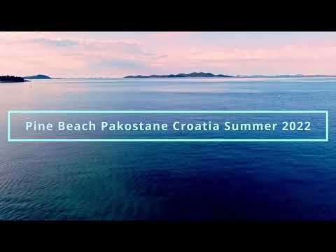 Pine Beach Pakostane Croatia Summer 2022