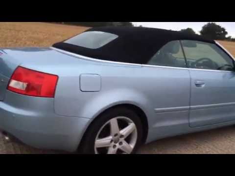 2004 AUDI A4 b6 CABRIOLET CONVERTIBLE 2.4 ENGINE VIDEO REVIEW