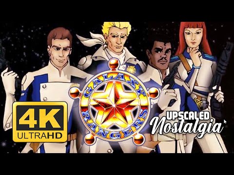 The Adventures of the Galaxy Rangers Intro  (1986) | Remastered 4K Ultra HD. Upscale