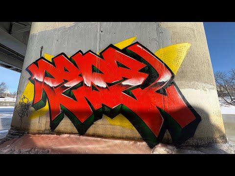 Raw graffiti video. Graffiti Bombing, Throwups, Tagging and Lifestyle. 4k 2026 