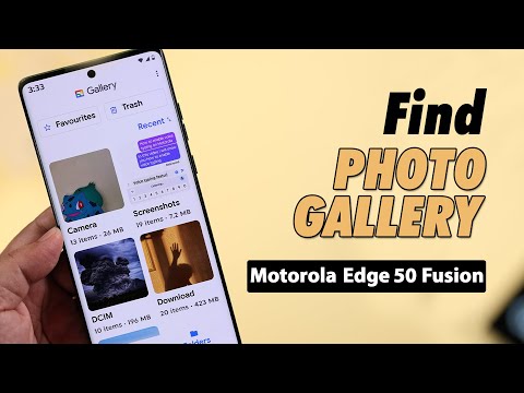How to Find Gallery on Motorola Edge 50!