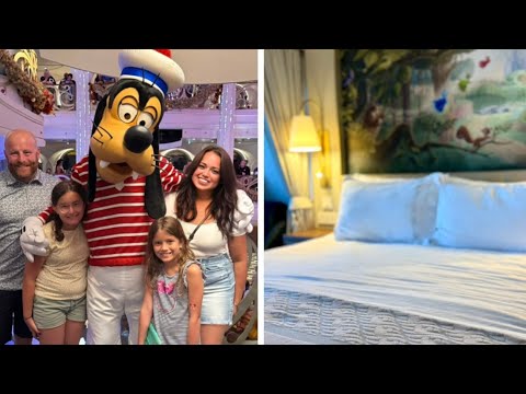 Thumbnail for Disney WISH Stateroom TOUR | Deluxe Oceanview with Verandah | Embarkation Day