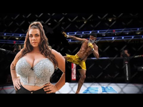 Old Bruce Lee vs Candy Jiruha (EA Sports UFC 3) wwe mma