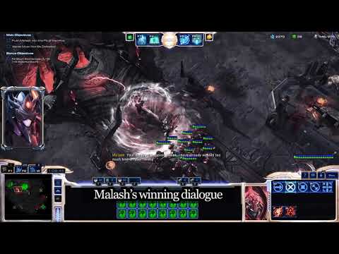 Alarak's dialogue when he is losing Rak'shir