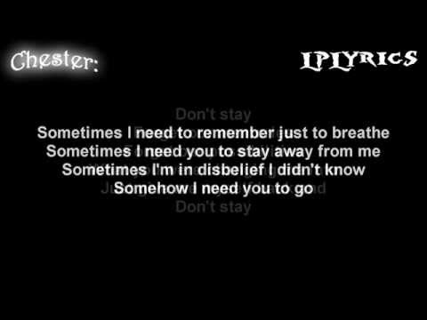 Linkin Park - Foreword + Don't Stay [Lyrics on screen] HD