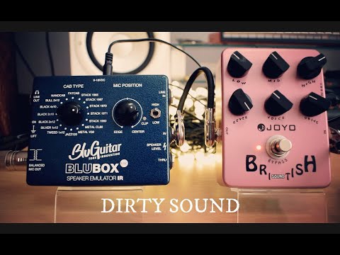Joyo British Sound JF-16 - BluGuitar BluBox (IR Cab Sim) -  Direct Recording