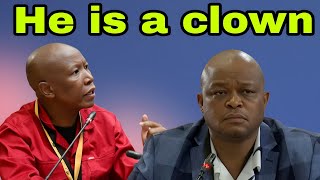 Download lagu Julius Malema calls Brown Mogotsi a Clown who needs help in the head. mp3