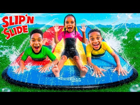 The CRAZIEST SLIP N SLIDE CHALLENGE!