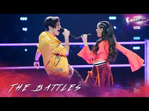 The Battles: Aydan Calafiore v Madi Krstevski 'Uptown Funk' | The Voice Australia 2018