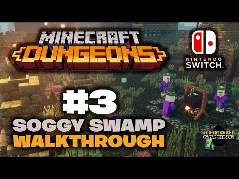 EPIC Soggy Swamp Gameplay - Minecraft Dungeons Walkthrough Part 3