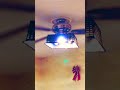 2 ceiling fans wobbling to butterfly #ceilingfan #shorts #wobbling #song