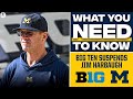 EVERYTHING You Need To Know About The Big Ten SUSPENDING Michigan HC Jim Harbaugh I CBS Sports