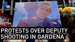 Memorial Grows as Protesters Await Autopsy in Deadly Deputy Shooting in Gardena | NBCLA
