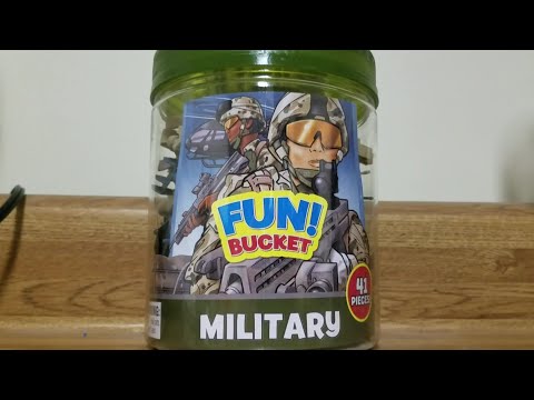 Military fun bucket toy review.