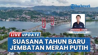 Suasana Damai di Jembatan Merah Putih: Warga Ambon Tetap Meriah Rayakan Pergantian Tahun Baru 2026