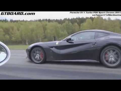 Ferrari F12Berlinetta 740 HP vs Porsche 911 Turbo PDK Sport Chrono 500 HP (997)