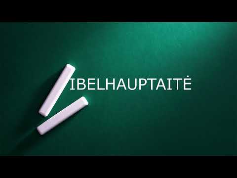 How to Pronounce Lithuanian Surname Ibelhauptaite? (Famous theatre and film director Dalia)