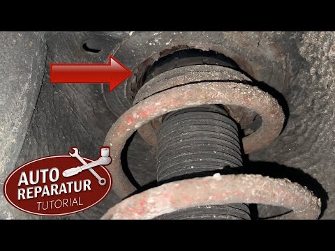 Replacing strut mounts without removing the strut on Ford VW Seat
