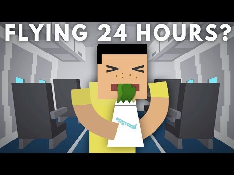 搭飛機搭到怕！坐了 24 小時的飛機會怎麼樣呢？ (What Would a 24 Hour Flight Do To Your Body?)