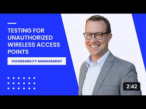 Testing for Unauthorized Wireless Access Points