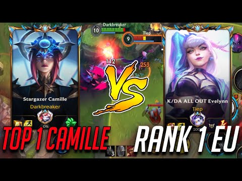 TOP 1 CAMILLE VS RANK 1 EU 480 LP + RANK 10 SEA 700 LP - INTENSE CHALLENGER MATCH