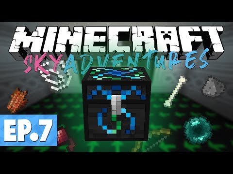 Minecraft FTB Sky Adventures - Mob Spawner & Energy Condenser! #7 [Modded Questing Survival]