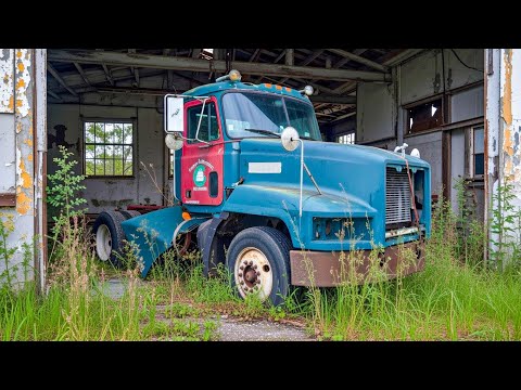 Saving an old Mack rotting behind a warehouse and Pocket Change restoration continues(Peterbilt 359)