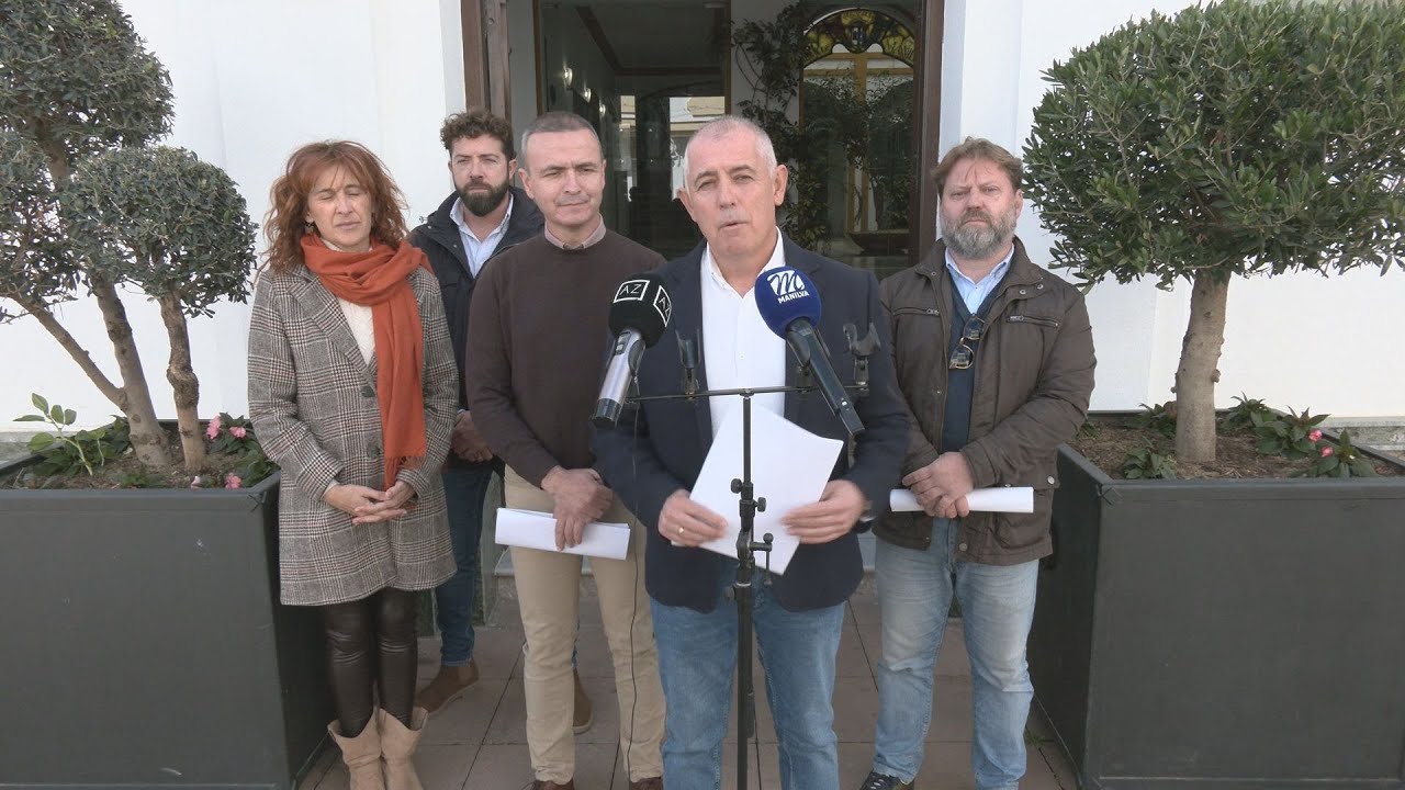 Rueda de prensa de Compromiso Manilva y PSOE