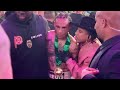 BRUISED UP Regis Prograis AFTER HANEY LOSS walks back to locker room disappointed!