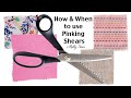 How & When to Use Pinking Shears