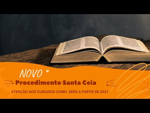 A VERDADE descubra tudo como será em 2021 com a  "SANTA CEIA"