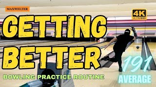 40 Feet Sport Pattern Bowling Practice with the Rotogrip Gem Pearl #rotogrip #pbabowling