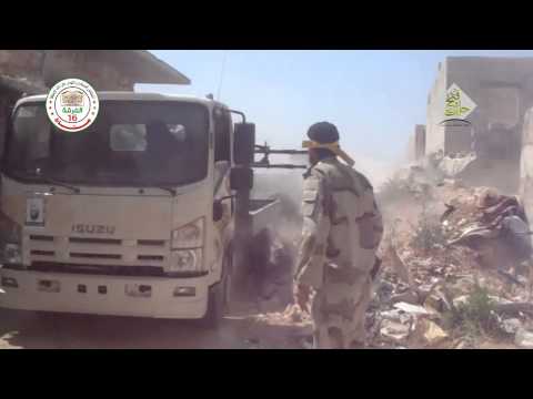 استهداف  قوات النظام من قبل غرفة عمليات فتح حلب في الخالدية في محافظة حلب