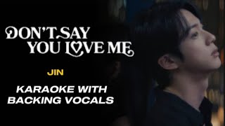 Download lagu DON'T SAY YOU LOVE ME - JIN - KAREOKE WITH BACKING VOCAL mp3 Download lagu DON'T SAY YOU LOVE ME - JIN - KAREOKE WITH BACKING VOCAL mp3