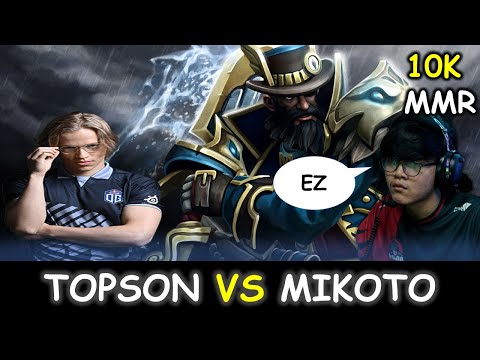 How Easily 10K MMR MIKOTO Destroy OG.TOPSON mid vs  in SEA Server Dota 2