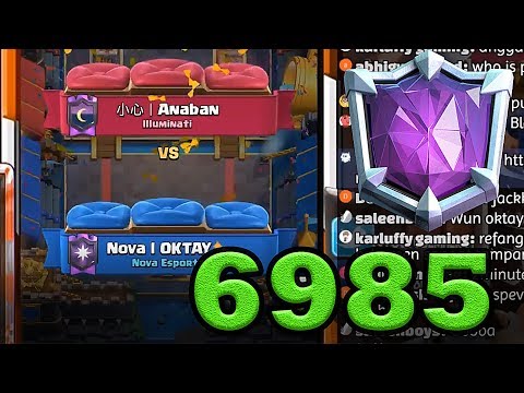 ANABAN  vs Nova I OKTAY  6985 Gameplays ladder Push - Clash Royale